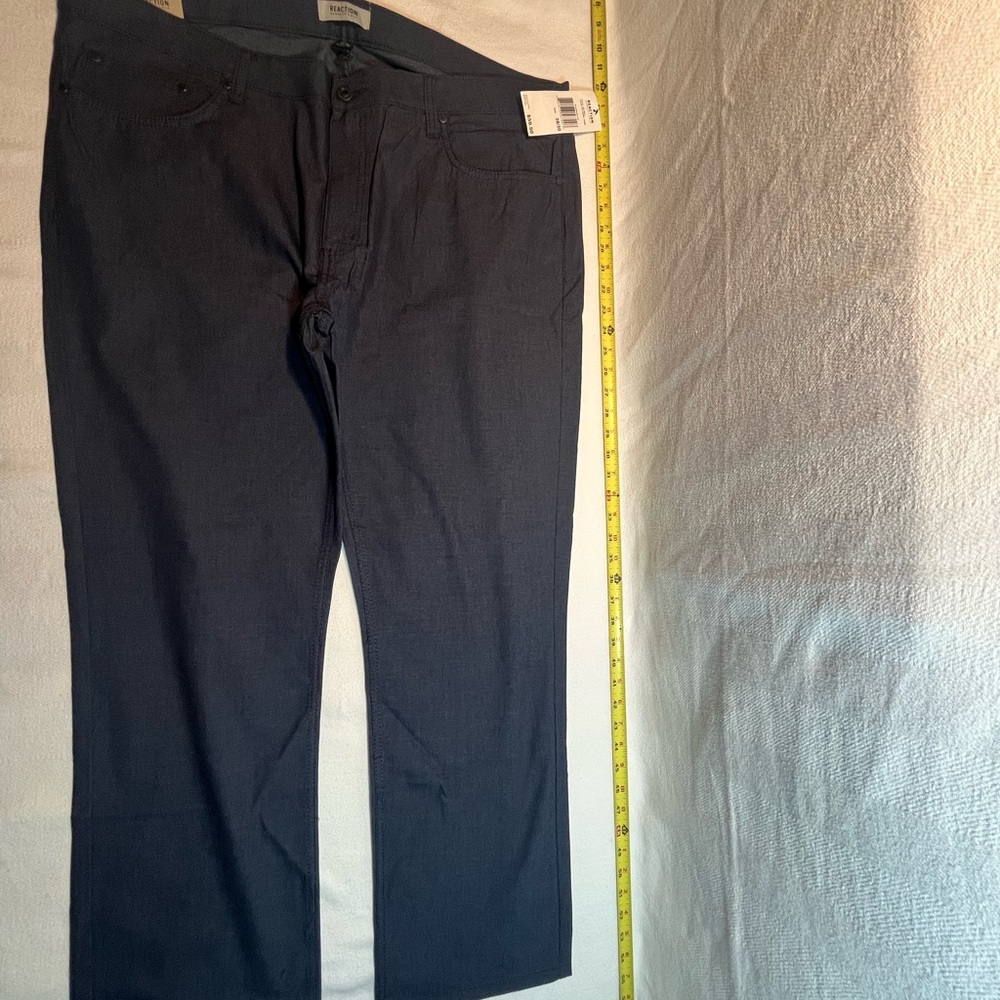 Kenneth Cole Reaction Men’s Stretch Pants 38x30 Indigo Blue NWT $59.50